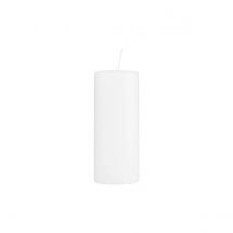 House Doctor Pillar Candle White 15 x 6 cm 1 pcs