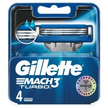 Gillette Mach3 Turbo Scheermesjes 4 st