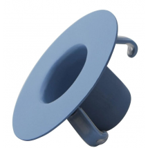 Design Letters Candle Holder Insert Blue 1 pcs