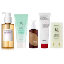 Luxplus K-Beauty Set: Routine For Oily Skin 200 ml + 100 ml + 120 ml + 80 ml + 18 g
