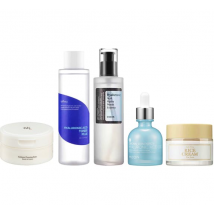 Luxplus K-Beauty Set: Routine For Dry Skin 100 ml + 200 ml + 100 ml + 30 ml + 50 ml