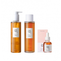 Beauty of Joseon Ginseng Cleansing Oil, Essence Water &amp; Revive Serum Ginseng + Snail Mucin 210 ml + 150 ml + 30 ml