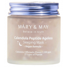 Mary &amp; May Calendula Peptide Ageless Sleeping Mask 110 g