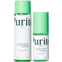 Purito SEOUL Wonder Releaf Centella Unscented Toner + Serum 200 ml + 60 ml