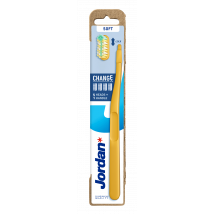 Jordan Change Toothbrush Soft Assorterd 1 pcs + 2 pcs