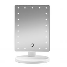 Gillian Jones Makeup Mirror w. Heart LED Light &amp; Touch Function White 1 pcs