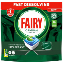 Fairy Dishwasher Tablets Original All In One 14 pcs