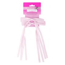 brushworks Satin Hair Bow Duo Pink 2 pcs