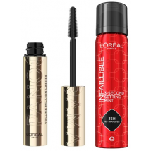 L&#039;Or&eacute;al Paris Volume Million Lashes Panorama Mascara Black &amp; Infaillible 3-Second Setting Mist 9,9 ml + 75 ml