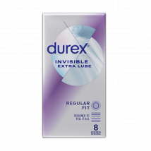 Durex Invisible Extra Lube 8 st