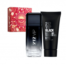 Carolina Herrera Men's 212 VIP Black Gift Set 2 x 100 ml