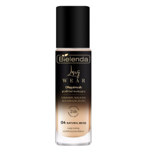 Bielenda Long Wear Long-Lasting Mattifying Foundation 04 Natural Beige 30 ml