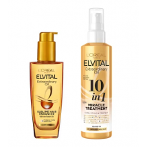 L'Or&eacute;al Paris Elvital Extraordinary Oil Dry Hair Oil &amp; 10 In 1 Miracle Treatment 100 ml + 150 ml