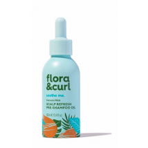 Flora &amp; Curl Coconut Mint Scalp Refresh Pre-Shampoo Oil 100 ml