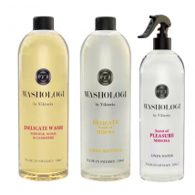 Washologi Delicate Wash, Fabric Softener &amp; Linen Water 750 ml + 750 ml + 750 ml