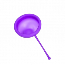 HeartCup Menstrual Cup Disc Large Purple 1 pcs