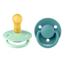 BIBS De Lux Latex Size 1 Nordic Mint/Island 2 st