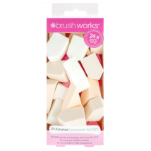 brushworks Assorted Make Up Sponges 24 st