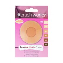 brushworks Silicone Nipple Covers Shade 3.0 Caramel 2 st