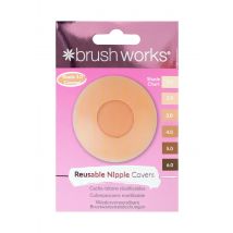 brushworks Silicone Nipple Covers Shade 3.0 Caramel 2 st