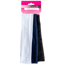 brushworks Jersey Headbands 3 st