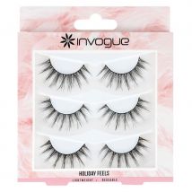Invogue Multipack Lashes For The Gram 3 pairs