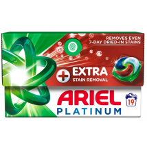 Ariel Platinum Pods + Stain Remover 19 st