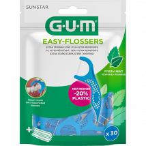 GUM Easy-Flossers With Flouride, Vitamin E &amp; Mint 30 st