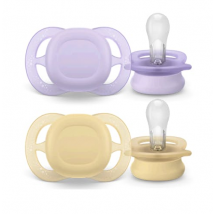 Philips Avent SCF075/11 Ultra Start 0-2M Light Purple/Light Yellow 5 st
