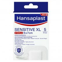 Hansaplast Sensitive XL 6 x 7 cm 5 pcs