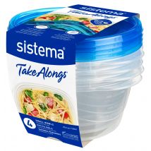 Sistema TakeAlongs Rectangle 950 ml + 950 ml + 950 ml