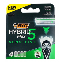Bic Hybrid 5 Flex Sensitive Blades 4 st