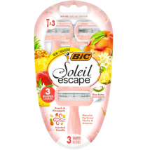 Bic Soleil Escape Disposable Razors Peach &amp; Pineapple 3 st