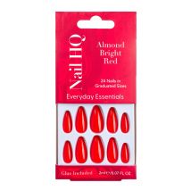 Nail HQ Almond Bright Red Nails 24 st