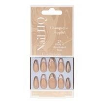 Nail HQ Champagne Sippin' Almond Nails 24 st