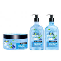 Bielenda Blue Matcha + Blueberry shower set 350 g + 400 ml + 400 ml