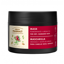 Green Pharmacy Pomegranate &amp; Argan Oil Mask For Dry Damaged Hair 300 ml