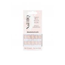 Nail HQ Square Micro French Acrylic Nails 24 pcs