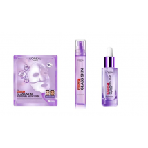 L'Or&eacute;al Paris Revitalift Filler Glass Skin Mask, Glass Skin Cream &amp; 1,5% Hyaluronic Acid Serum 1 pcs + 50 ml + 30 ml