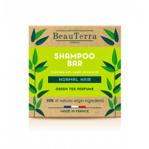 BeauTerra Shampoo Bar Normal Hair Green Tea 75 g