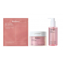 Biodance Bio-Collagen Real Deep Mask + Collagen Gel Toner Pads + Collagen Cleansing Oil 1 pcs + 60 pcs + 200 ml