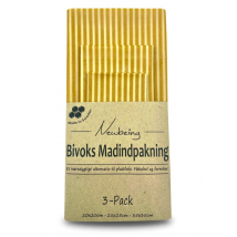 Newbeing Beeswax Food Wrap Yellow 3 pcs