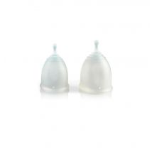 HeartCup Active Bundle Clear 2 pcs