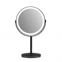 Gillian Jones Rechargeable LED Table Mirror Matte Black 1 pcs