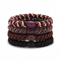Sui Ava Basic Essentials Elastics Chocolate Fondant 4 pcs