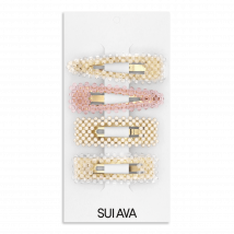 Sui Ava Pearly Hair Clips Set 8 4 st