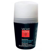 Vichy Homme Deo Roll On Sensitive Skin 48h 50 ml