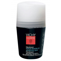 Vichy Homme Deo Roll On Sensitive Skin 48h 50 ml