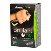 DermaV10 Brilliant Ten Hair Colour 5 Natural Brown 1 st