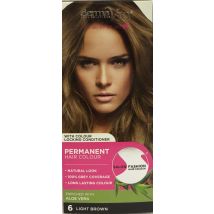 DermaV10 Salon Fashion Hair Colour Light Brown 1 st